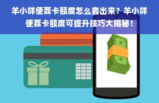 羊小咩便荔卡额度怎么套出来？羊小咩便荔卡额度可提升技巧大揭秘！