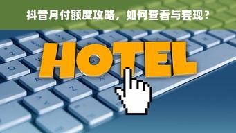 抖音月付额度攻略，如何查看与套现？