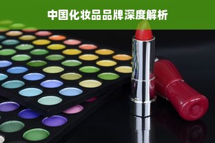 中国化妆品品牌深度解析