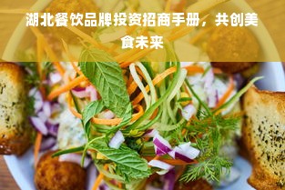 湖北餐饮品牌投资招商手册，共创美食未来