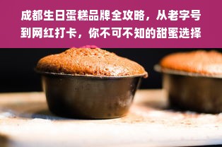 成都生日蛋糕品牌全攻略，从老字号到网红打卡，你不可不知的甜蜜选择