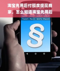 淘宝先用后付额度提现商家，怎么知道淘宝先用后付呢额度多少？