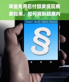 淘宝先用后付额度提现商家指南，如何找到额度内的资金？