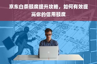 京东白条额度提升攻略，如何有效提高你的信用额度