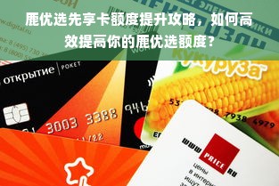 鹿优选先享卡额度提升攻略，如何高效提高你的鹿优选额度？