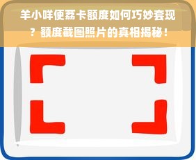 羊小咩便荔卡额度如何巧妙套现？额度截图照片的真相揭秘！