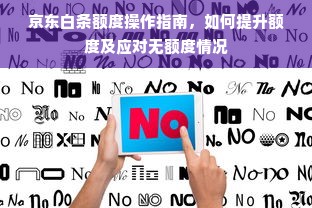 京东白条额度操作指南，如何提升额度及应对无额度情况