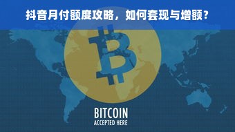 抖音月付额度攻略，如何套现与增额？