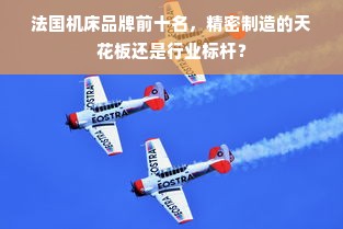 法国机床品牌前十名，精密制造的天花板还是行业标杆？