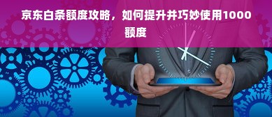 京东白条额度攻略，如何提升并巧妙使用1000额度