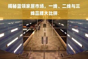 揭秘蓝领家居市场，一线、二线与三线品牌大比拼
