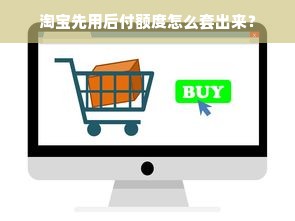 淘宝先用后付额度怎么套出来？