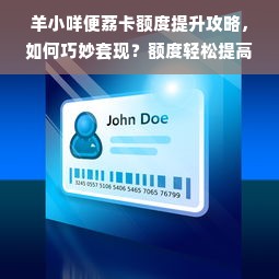 羊小咩便荔卡额度提升攻略，如何巧妙套现？额度轻松提高？