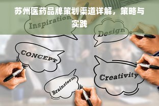 苏州医药品牌策划渠道详解，策略与实践