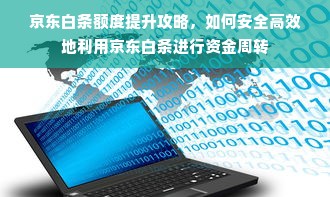 京东白条额度提升攻略，如何安全高效地利用京东白条进行资金周转