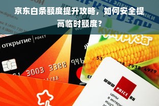 京东白条额度提升攻略，如何安全提高临时额度？