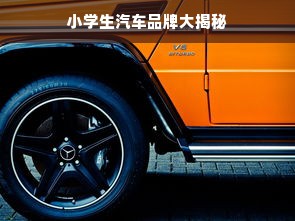 小学生汽车品牌大揭秘