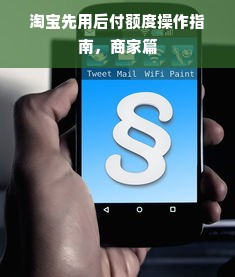 淘宝先用后付额度操作指南，商家篇
