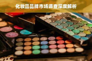 化妆品品牌市场调查深度解析