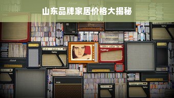 山东品牌家居价格大揭秘