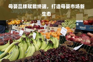 母婴品牌赋能终端，打造母婴市场新生态