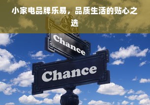 小家电品牌乐易，品质生活的贴心之选
