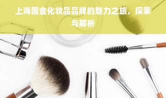 上海国金化妆品品牌的魅力之旅，探索与解析