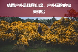德国户外品牌爬山虎，户外探险的完美伴侣