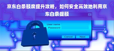京东白条额度提升攻略，如何安全高效地利用京东白条提额