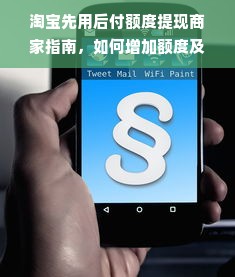 淘宝先用后付额度提现商家指南，如何增加额度及费用解析