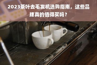 2023茶叶去毛发机选购指南，这些品牌真的值得买吗？