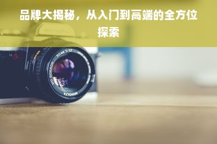 品牌大揭秘，从入门到高端的全方位探索
