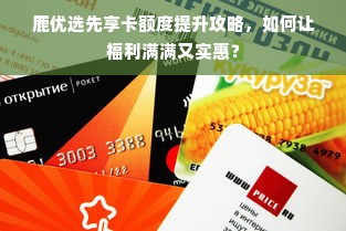 鹿优选先享卡额度提升攻略，如何让福利满满又实惠？