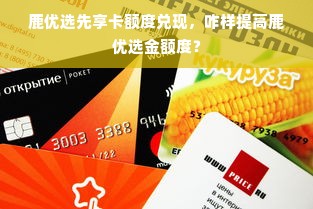 鹿优选先享卡额度兑现，咋样提高鹿优选金额度？