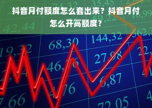 抖音月付额度怎么套出来？抖音月付怎么开高额度？