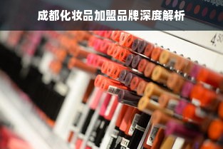 成都化妆品加盟品牌深度解析