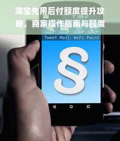 淘宝先用后付额度提升攻略，商家操作指南与额度不增长原因解析