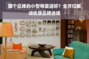 哪个品牌的小型母婴店好？全方位解读优质品牌选择
