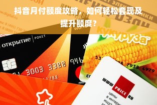 抖音月付额度攻略，如何轻松套现及提升额度？
