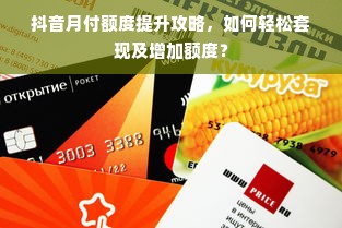 抖音月付额度提升攻略，如何轻松套现及增加额度？
