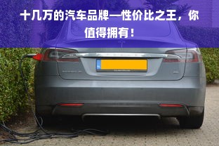 十几万的汽车品牌—性价比之王，你值得拥有！