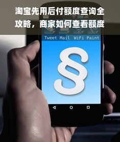淘宝先用后付额度查询全攻略，商家如何查看额度并提现？