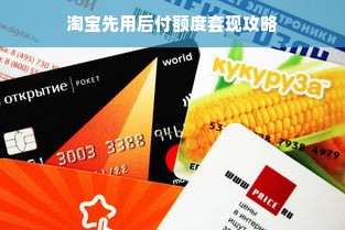 淘宝先用后付额度套现攻略