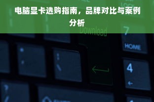 电脑显卡选购指南，品牌对比与案例分析
