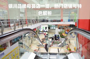银川品牌母婴店一览，热门店铺与特色解析