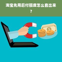 淘宝先用后付额度怎么套出来？