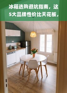 冰箱选购避坑指南，这5大品牌性价比天花板，小白也能买得明明白白！