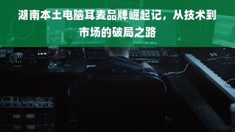 湖南本土电脑耳麦品牌崛起记，从技术到市场的破局之路