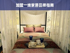 加盟一线家居品牌指南