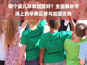 哪个婴儿早教加盟好？全面解析市场上的早教品牌与加盟优势